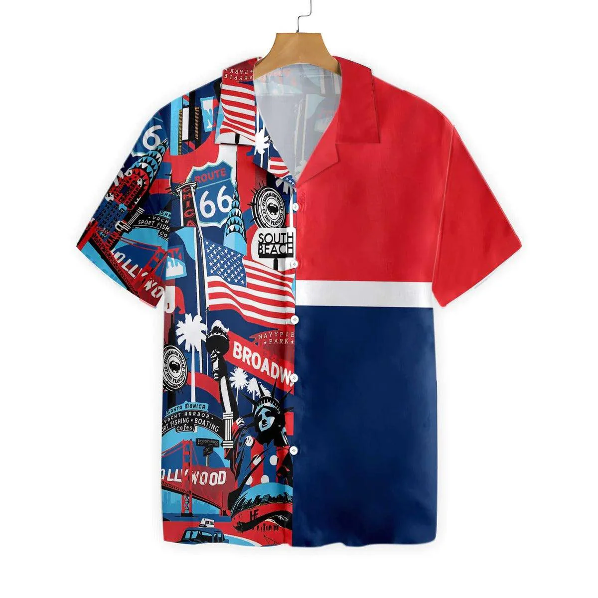 American Hawaiian Shirts, America Pop Art, Colorful Summer Aloha Shirts - Perfect Gift For Men, Family, Friends
