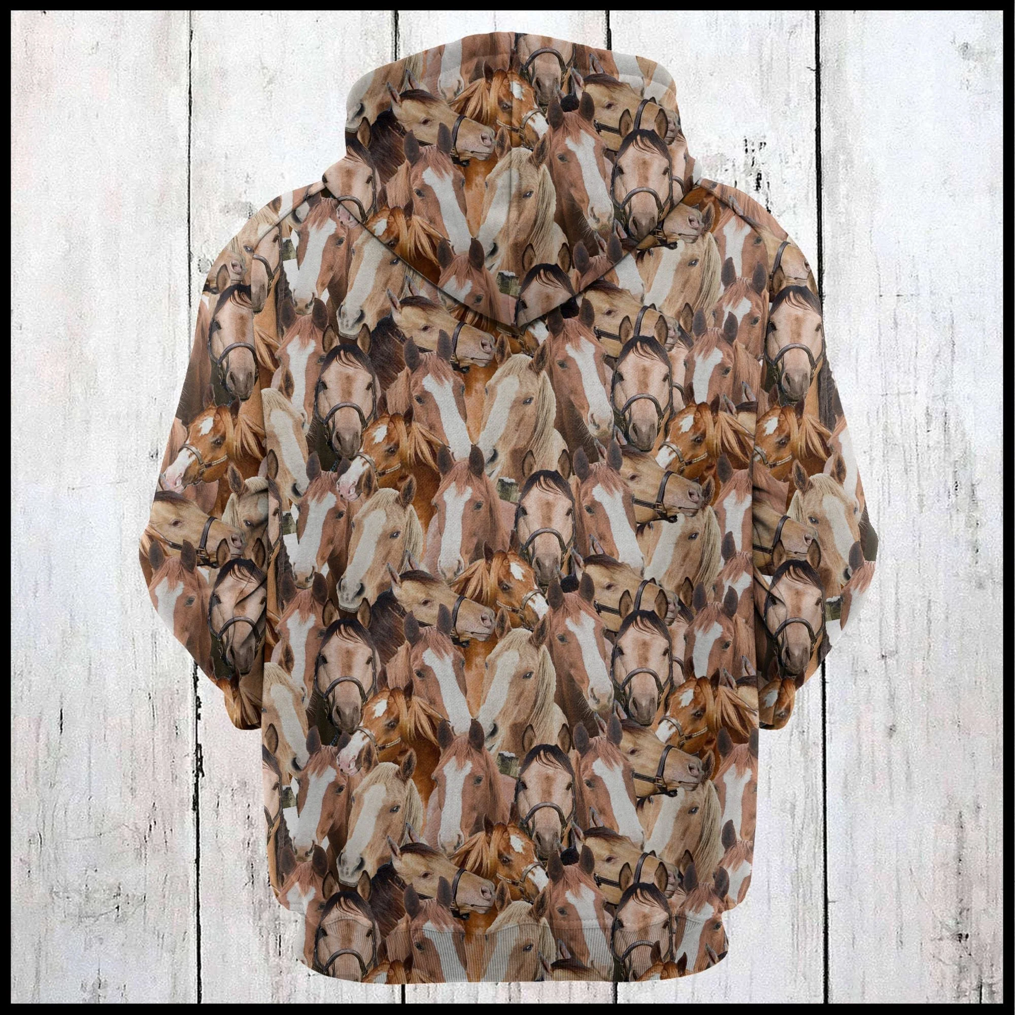 American Quarter Horse Pullover Premium Hoodie, Perfect Outfit For Men And Women On Christmas New Year Autumn Winter - Image 3