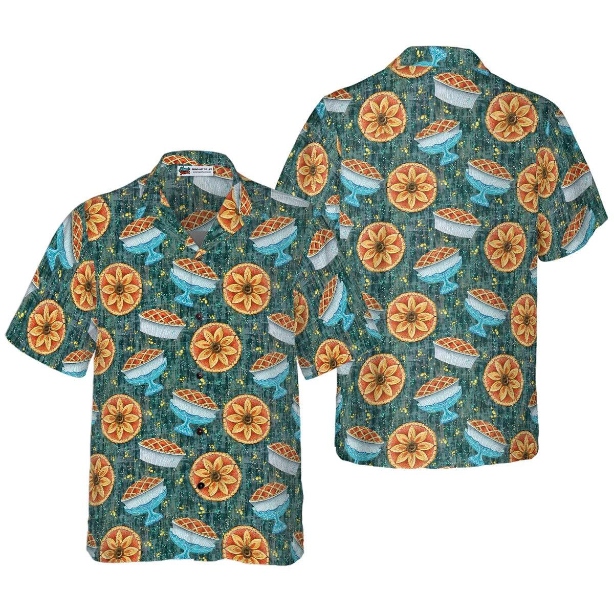 Autumn Hawaiian Shirt - Thanksgiving Autumn Pie Hawaiian Shirt - Perfect Gift For Friend, Family - Image 2