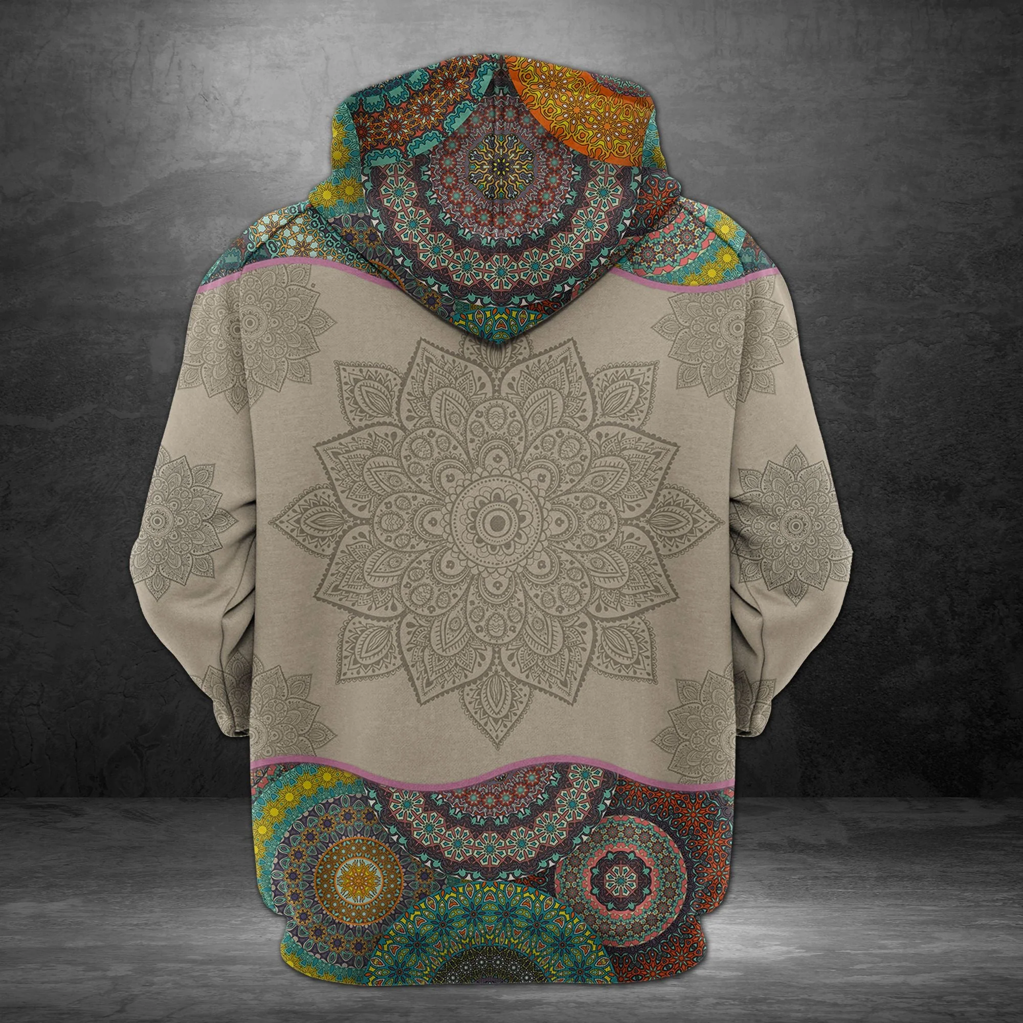 Awesome Florida Mandala Pullover Premium Hoodie, Perfect Outfit For Men And Women On Christmas New Year Autumn Winter - Image 2