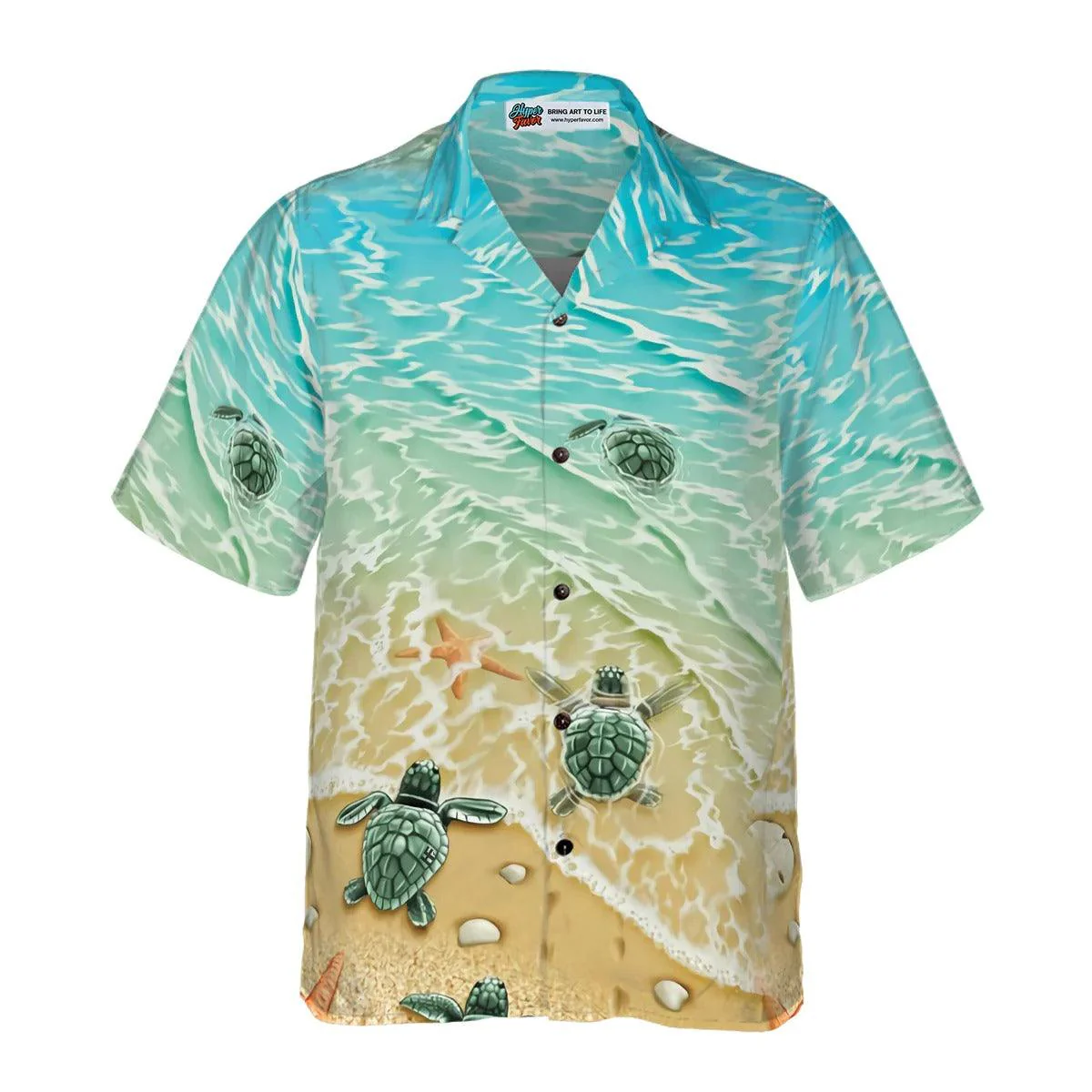Baby Sea Turtles Hawaiian Shirt, Turtle Shirt For Men & Women - Perfect Gift For Turtle Lover, Friend, Family - Image 2