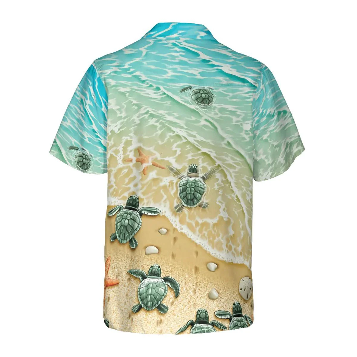 Baby Sea Turtles Hawaiian Shirt, Turtle Shirt For Men & Women - Perfect Gift For Turtle Lover, Friend, Family - Image 3