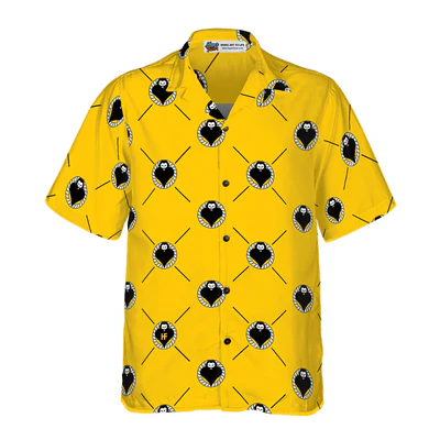 Barber Hawaiian Shirt, Heart Shaped Beard Barber Aloha Shirt For Men - Perfect Gift For Barber, Husband, Boyfriend, Friend, Family