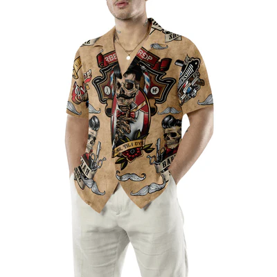 Barber Hawaiian Shirt, My Life As A Barber Aloha Shirt For Men - Perfect Gift For Barber, Husband, Boyfriend, Friend, Family - Image 5