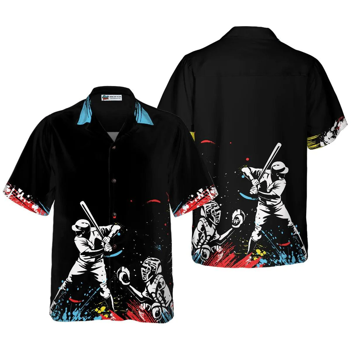 Baseball Aloha Hawaiian Shirt, Colorful Baseball Aloha Shirt, Baseball Hawaiian Shirt For Summer - Perfect Gift For Men, Women, Baseball Lover, Friend