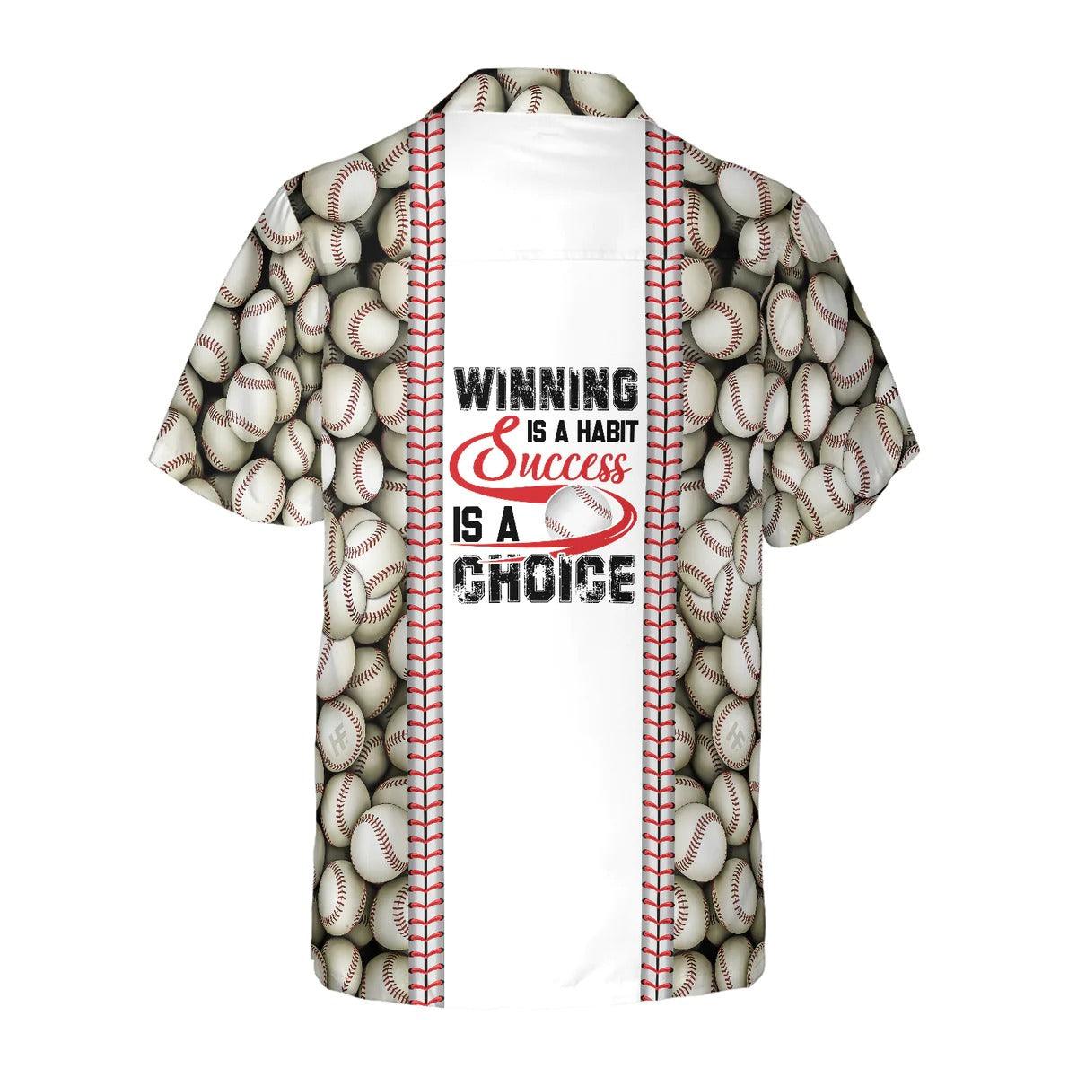 Baseball Aloha Hawaiian Shirt, Success Baseball Aloha Shirt, Baseball Hawaiian Shirt For Summer - Perfect Gift For Men, Women, Baseball Lover, Friend - Image 3