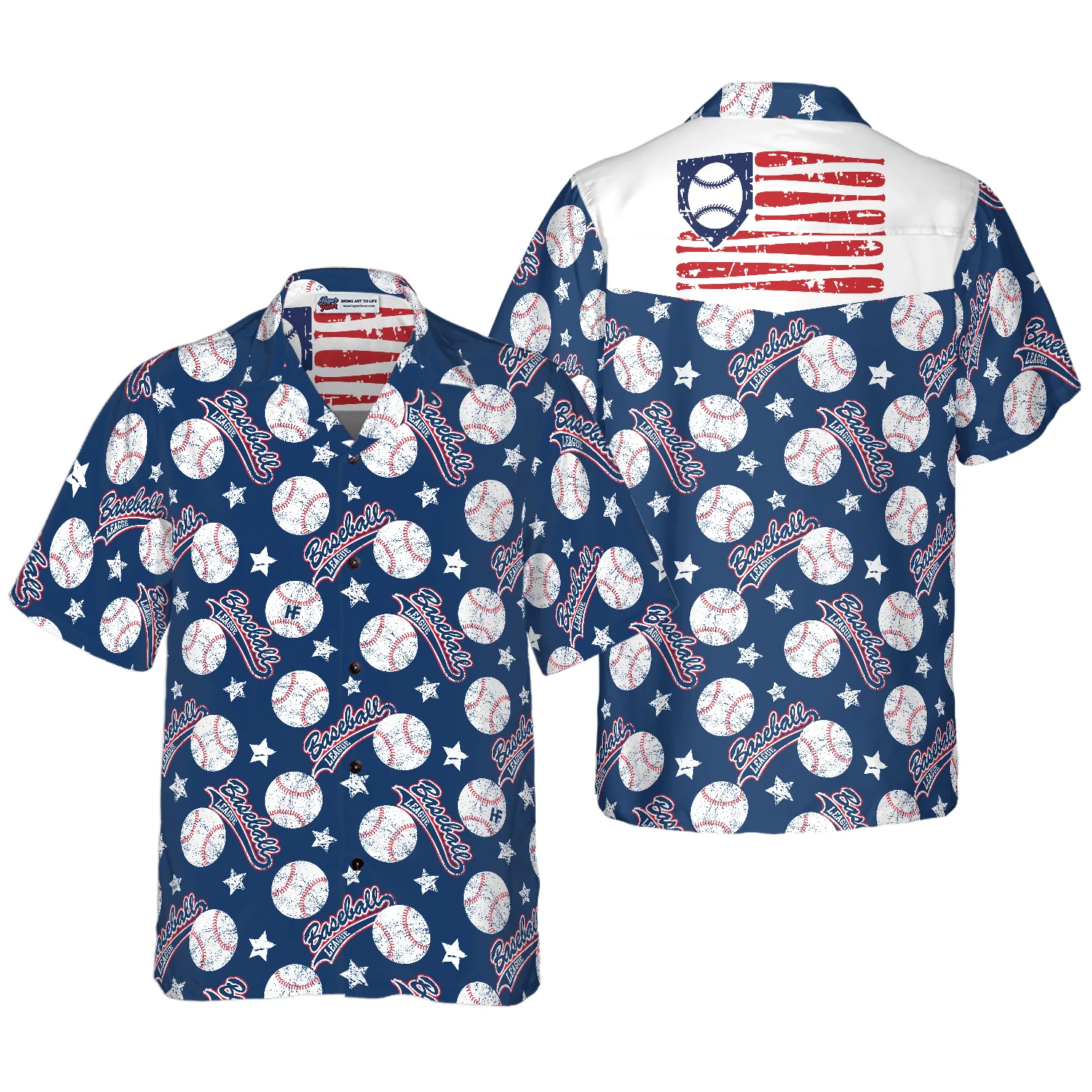 Baseball Balls Star Aloha Hawaiian Shirt For Summer, Colorful Shirt For Men Women, Perfect Gift For Friend, Team, Family, Baseball Lovers