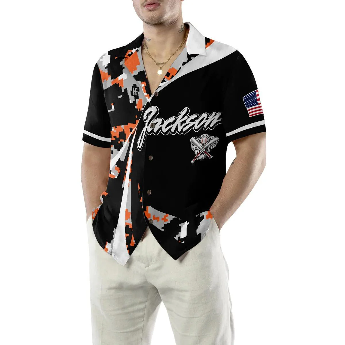 Baseball Custom Hawaiian Shirt, Unique Baseball Aloha Shirt, Baseball Hawaiian Shirt For Summer - Perfect Gift For Men, Women, Baseball Lover, Friend - Image 5