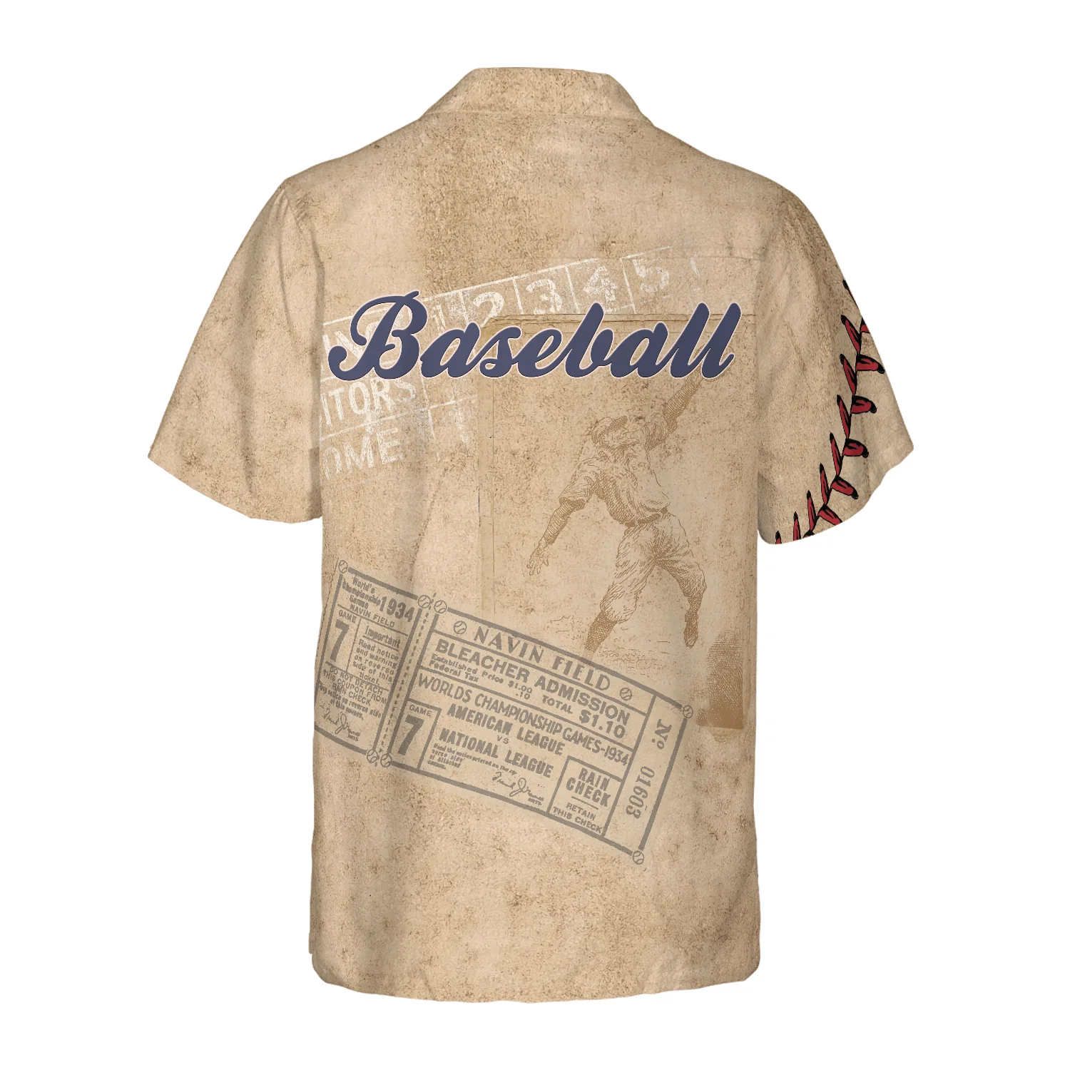 Baseball Hawaiian Shirt, National League, Colorful Summer Aloha Shirt For Men Women, Gift For Friend, Team, Baseball Lovers - Image 2