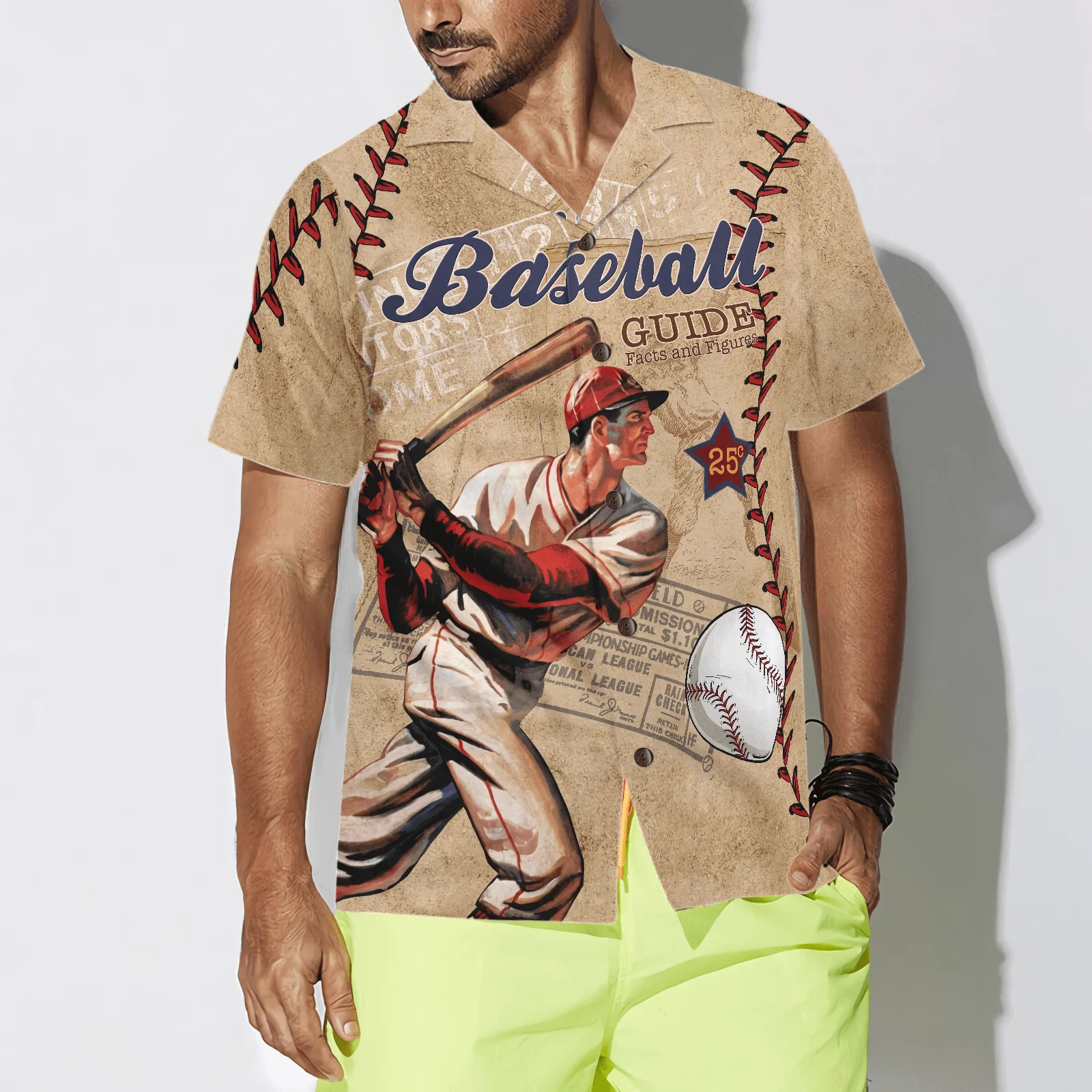 Baseball Hawaiian Shirt, National League, Colorful Summer Aloha Shirt For Men Women, Gift For Friend, Team, Baseball Lovers - Image 4