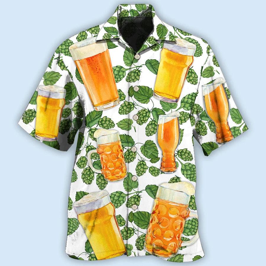 Beer Hawaiian Shirt, Cold Beer, Beer Craft, Beer Cool Style Aloha Shirt For Men And Women - Perfect Gift For Beer Lovers, Summer - Image 2
