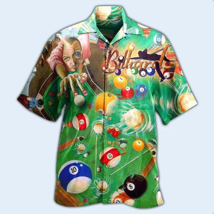 Billiard Hawaiian Shirt, Billiard It Worked In My Head Aloha Shirt For Men - Perfect Gift For Billiard Lovers - Image 2