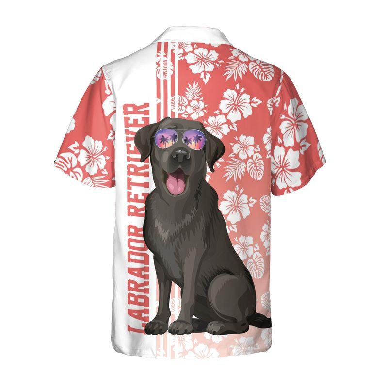 Black Labrador Retriever Dog Aloha Hawaiian Shirts For Summer, Tropical Hawaiian Shirt For Men Women, Beachwear Gift For Dog Lovers, Dog Mom Dad - Image 6