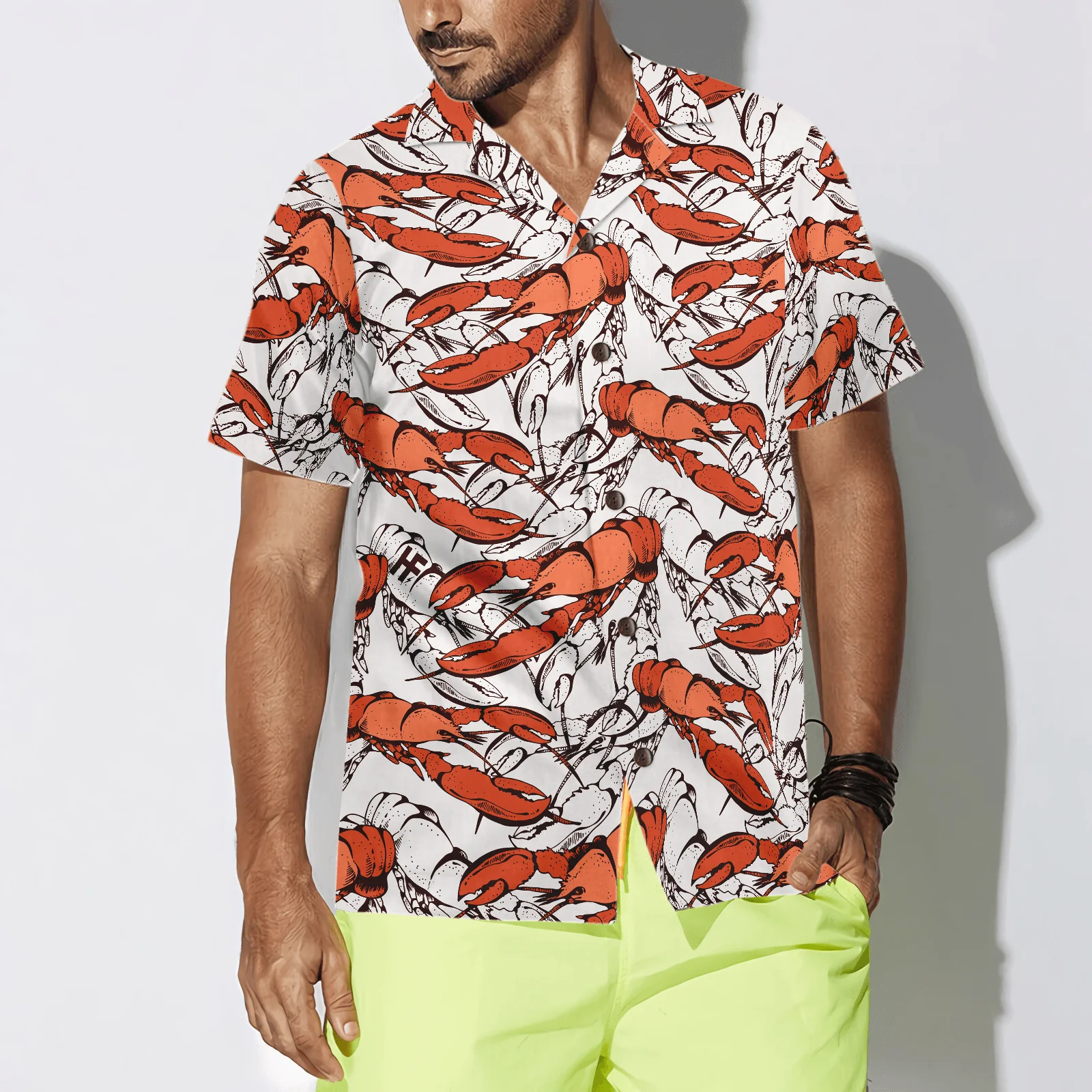 Boiled Red Lobster Seafood Aloha Hawaiian Shirt For Summer, Colorful Shirt For Men Women, Perfect Gift For Friend, Team, Family - Image 4