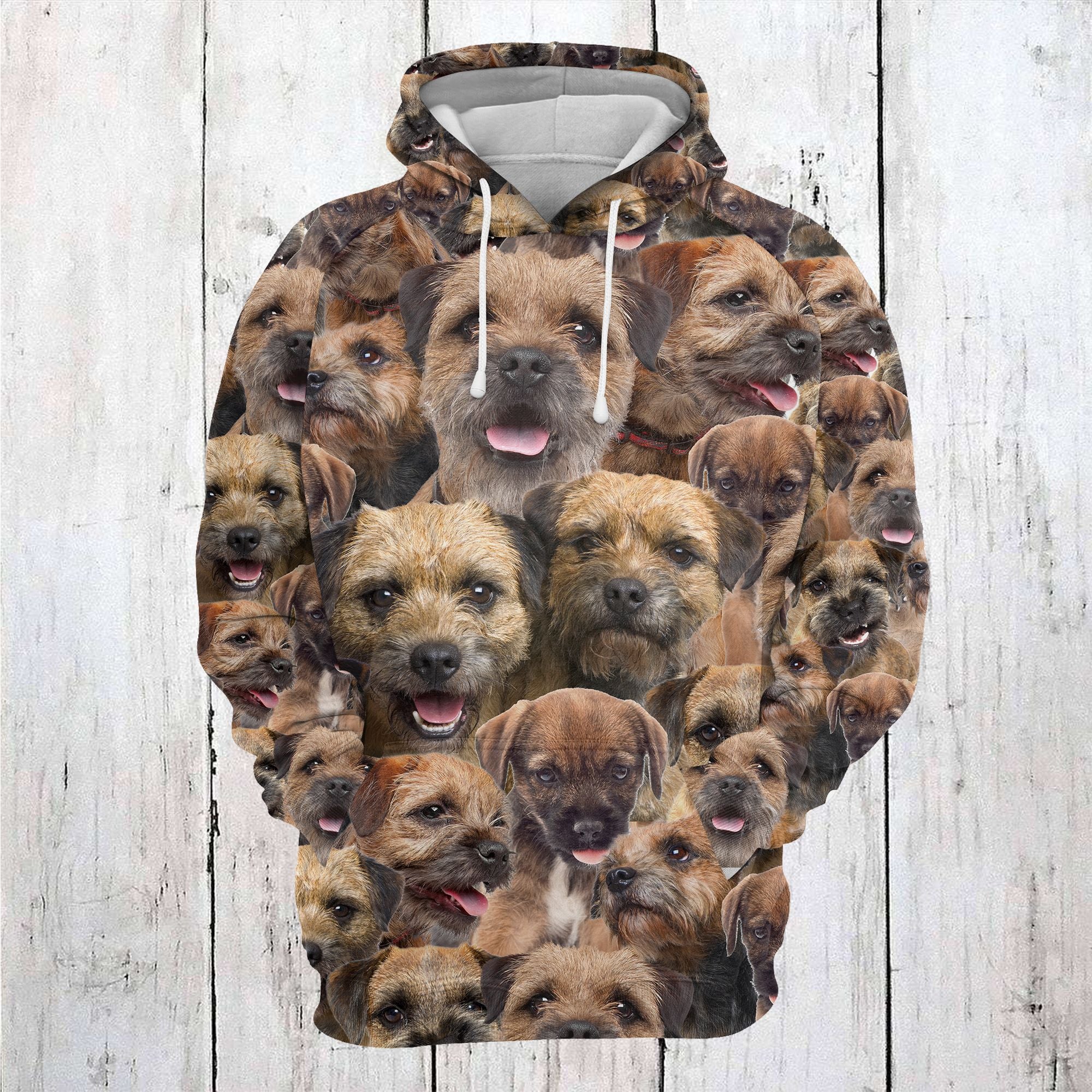 Border Terrier Awesome Pullover Halloween Premium Hoodie, Perfect Outfit For Men And Women On Christmas New Year Autumn Winter - Image 2