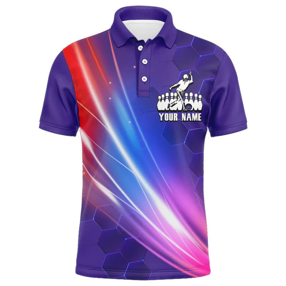 Bowling Custom Men Polo Shirt - Custom Bowling Shirt For Men Personalized Bowling Polo Shirt - Perfect Gift For Friend, Family - Image 4