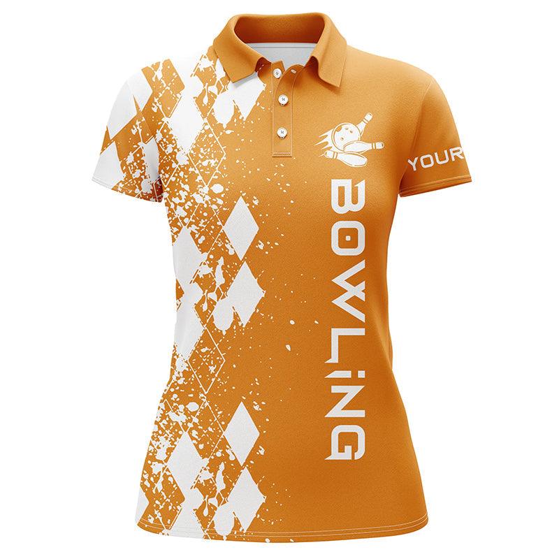 Bowling Custom Women Polo Shirt - Custom Name Polo Shirt, Personalized Bowling Polo Shirt - Gift For Friend, Family, Bowling Lovers - Image 6