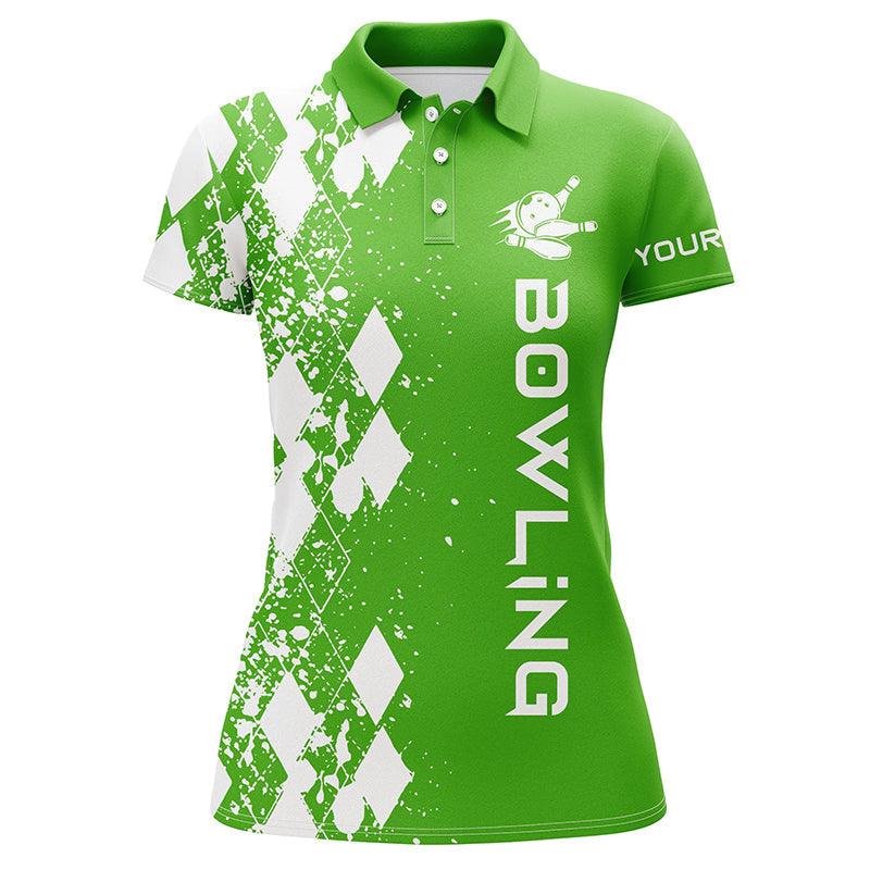 Bowling Custom Women Polo Shirt - Custom Name Polo Shirt, Personalized Bowling Polo Shirt - Gift For Friend, Family, Bowling Lovers - Image 7