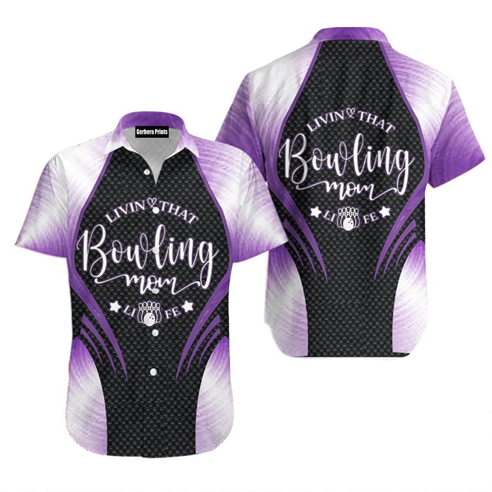 Bowling Hawaiian Shirt, Bowling Ball And Pin Black Aloha Hawaiian Shirts For Men and Women - Gift For Bowling Lovers, Friend, Family