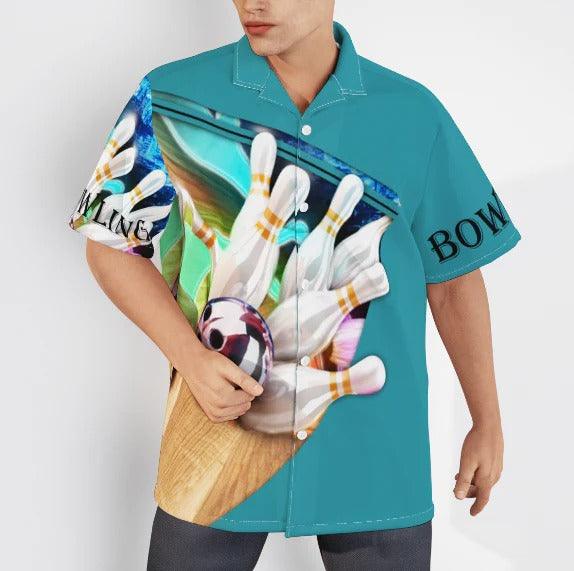 Bowling Hawaiian Shirt, Bowling Team Aloha Hawaiian Shirts For Men and Women - Gift For Bowling Lovers, Friend, Family - Image 2