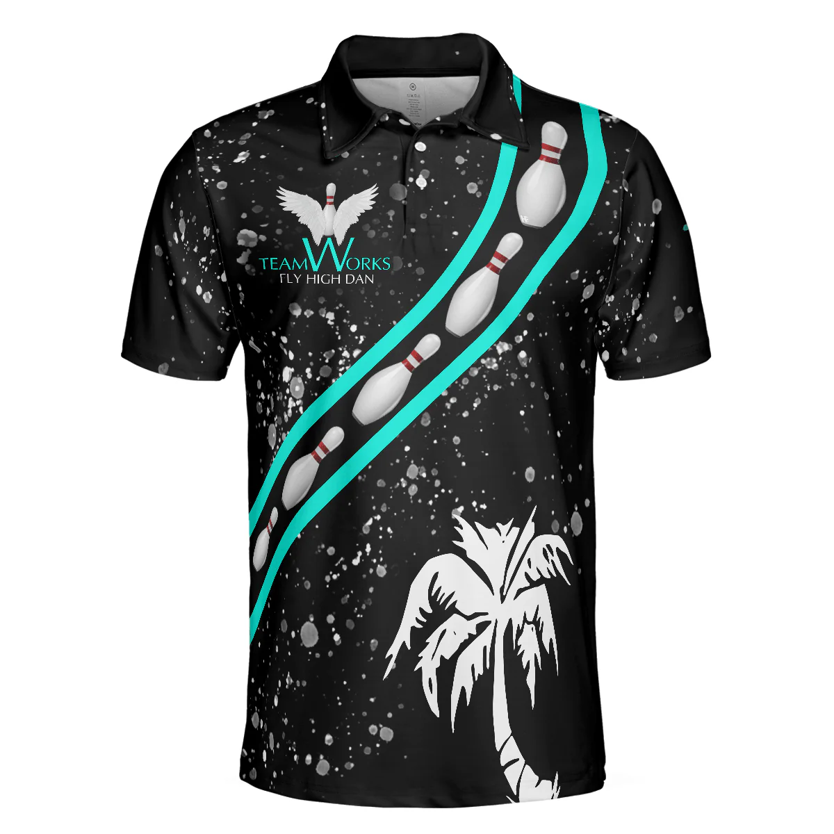 Bowling Men Polo Shirt - Bowling Team Players Uniform Bowling Polo Shirt - Gift For Friend, Family, Bowling Lovers - Image 4
