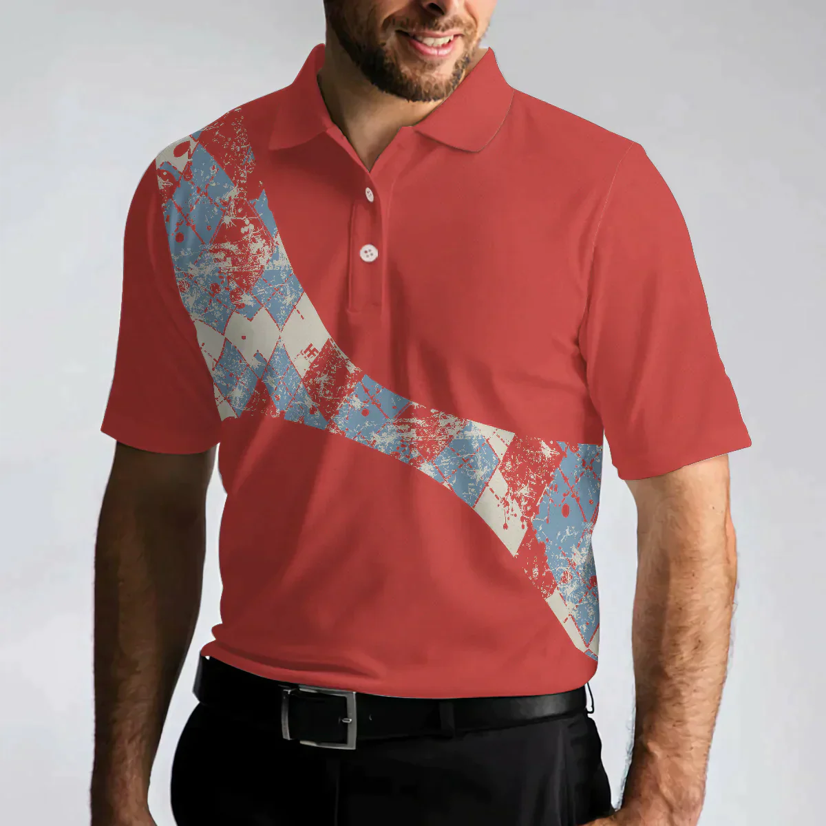 Bowling Men Polo Shirt - It's Amazing What You Can Do With Two Fingers & A Thumb Bowling Polo Shirt - Gift For Friend, Family, Bowling Lovers - Image 6