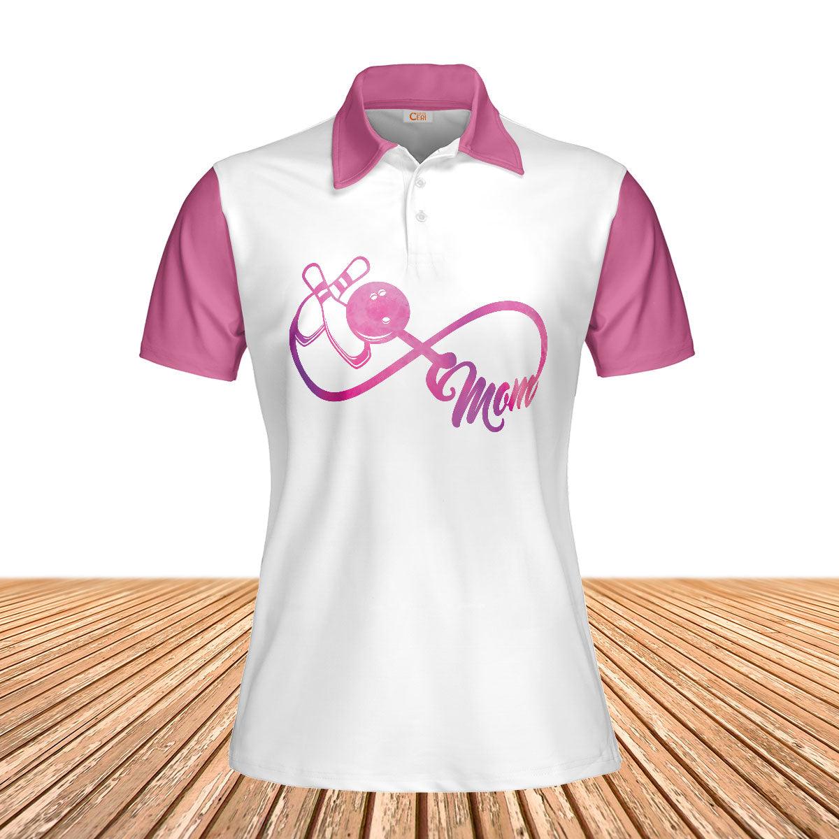 Bowling Women Polo Shirt Custom Name - Mom Bowling Women Polo Shirt, Queen Of The Lanes Personalized Bowling Polo Shirt - Gift For Wife, Family, Bowling Lovers - Image 3