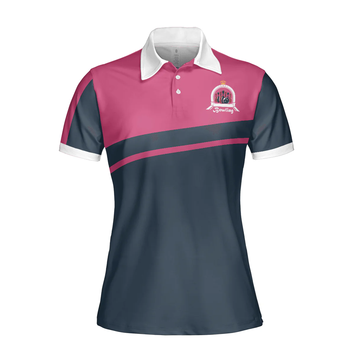 Bowling Women Polo Shirt - This Princess Wears Bowling Shoes Bowling Polo Shirt - Gift For Wife, Family, Bowling Lovers - Image 4