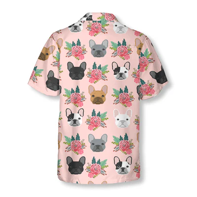 Bulldog Hawaiian Shirt, Happiness Is Bulldog Kisses Aloha Shirt For Men - Perfect Gift For Bulldog Lovers, Husband, Boyfriend, Friend, Family - Image 3