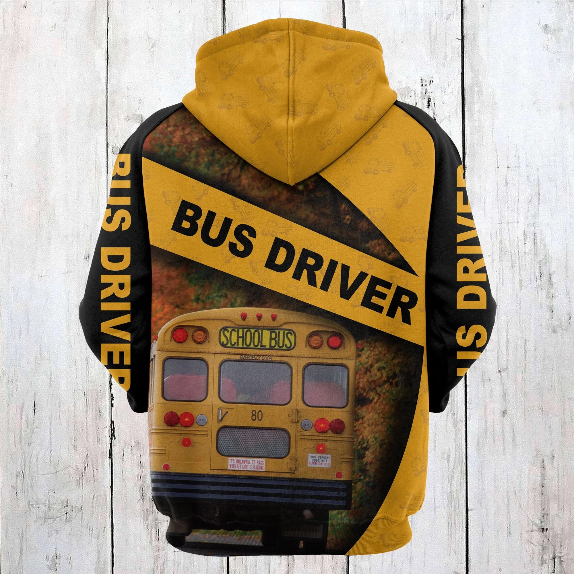 Bus Driver Pullover Premium Hoodie , Perfect Outfit For Men And Women On Christmas New Year Autumn Winter - Image 3