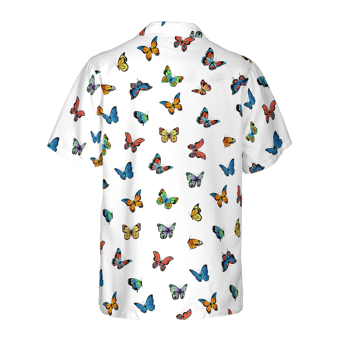 Butterfly Hawaiian Shirt, Beautiful Butterfly Aloha Shirt For Men - Perfect Gift For Husband, Boyfriend, Friend, Family - Image 3