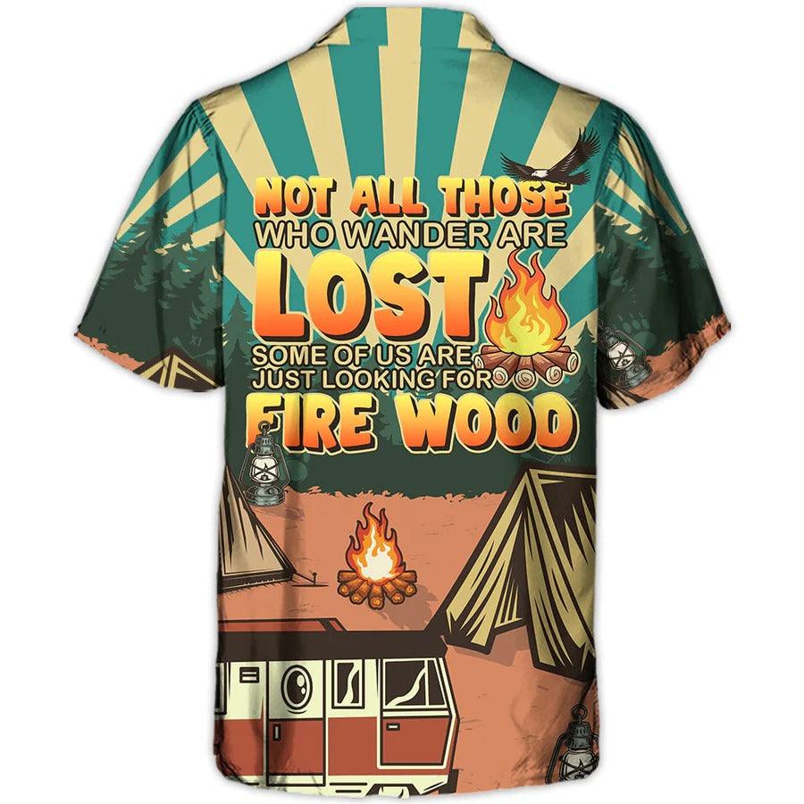Camping Hawaiian Shirt, Camping Shirt For Summer, Camping Not All Those Who Wander Are Lost Aloha Shirt - Perfect Gift For Men, Women, Camping Lover - Image 3