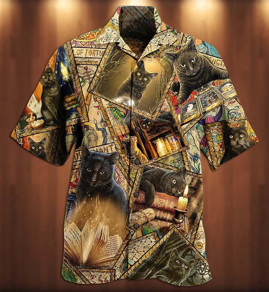 Cat And Books Hawaiian Shirt For Summer, Best Colorful Cat Hawaiian Shirts Outfit For Men Women, Friend, Team, Cat Lovers