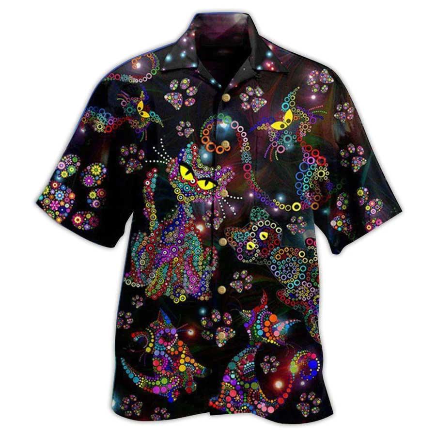 Cat Hawaiian Shirt For Summer, Best Cool Cat Hawaiian Shirts Outfit For Men Women, Friend, Team, Cat Lover