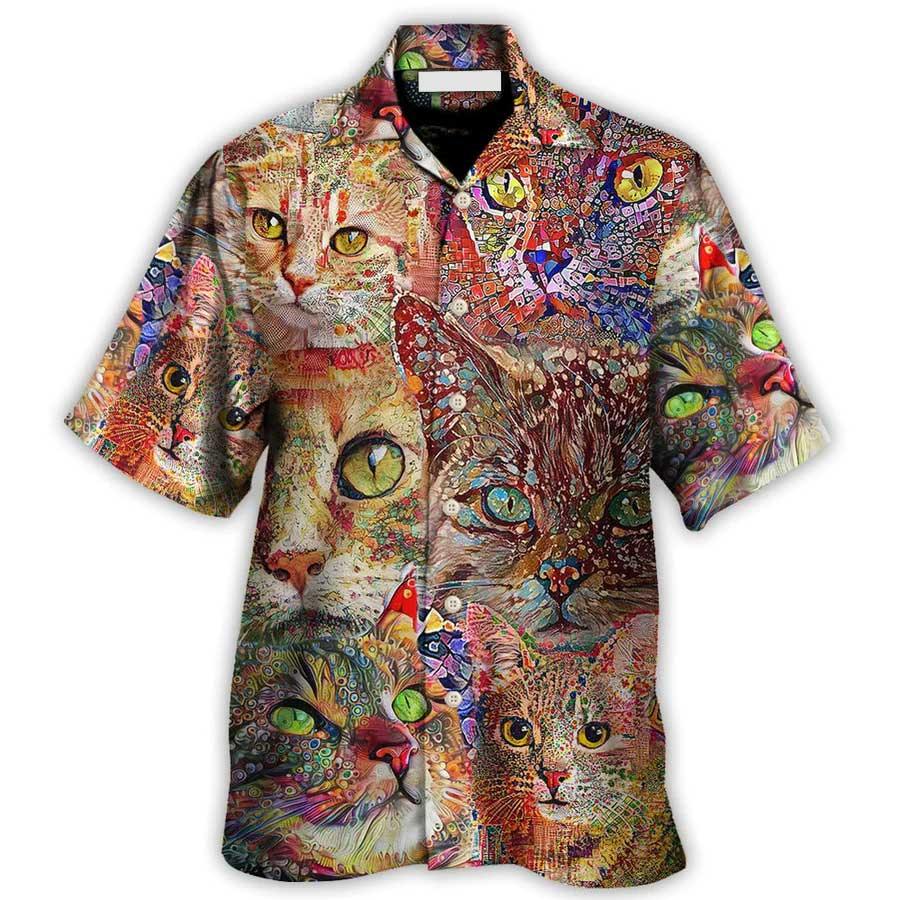 Cat Hawaiian Shirt For Summer, Best Cool Cat Hawaiian Shirts Outfit For Men Women, Friend, Team, Cat Lovers