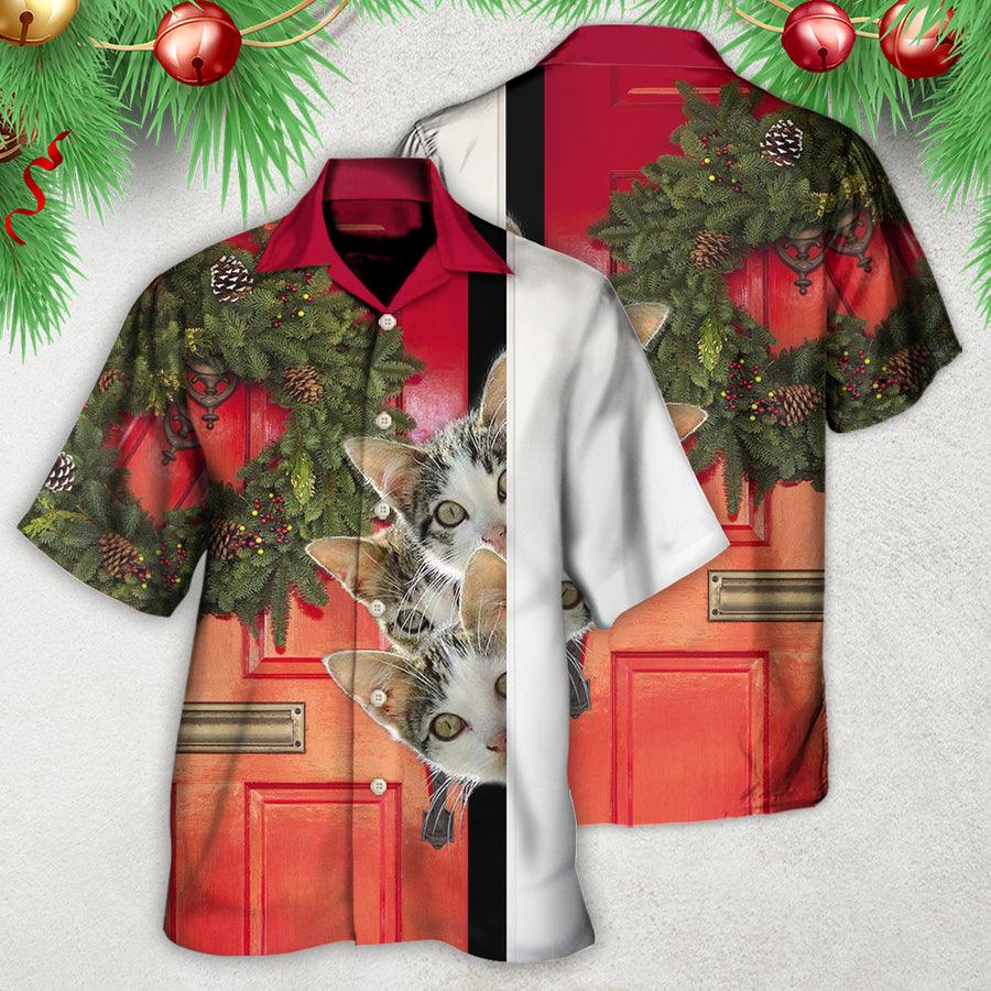 Cat Hawaiian Shirts For Summer, Cat Christmas Aloha Shirts - Best Colorful Cool Cat Hawaiian Shirts Outfit For Men Women, Friend, Cat Lovers - Image 3