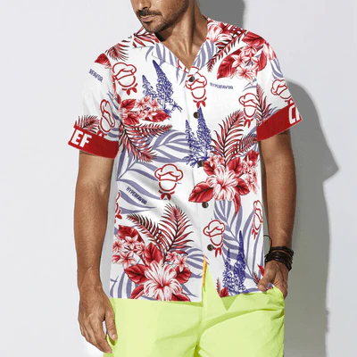 Chef Hawaiian Shirt, Proud Chef Bluebonnet Aloha Shirt For Men - Gift For Chef, Husband, Boyfriend, Family, Friends - Image 3