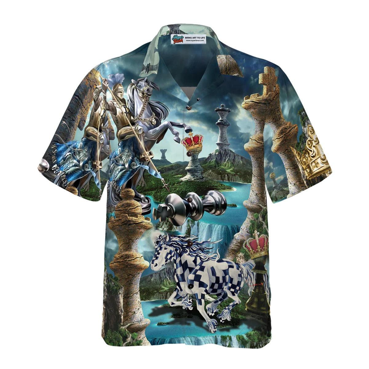 Chess Hawaiian Shirt, Chess Is My Life Hawaiian Shirt, Blue Chess Aloha Shirt - Perfect Gift For Men, Women, Chess Lover, Friend, Family - Image 3
