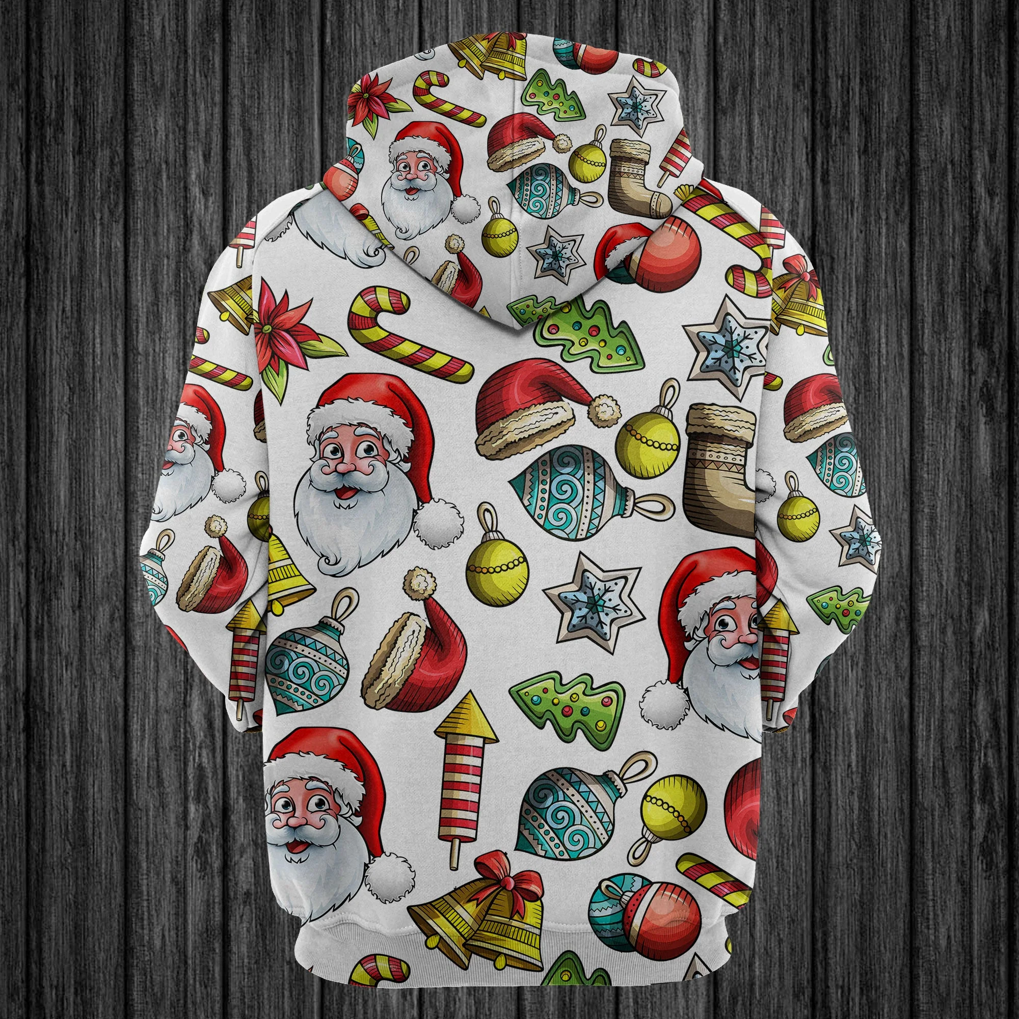 Christmas Pattern Awesome Pullover Premium Hoodie, Perfect Outfit For Men And Women On Christmas New Year Autumn Winter - Image 3