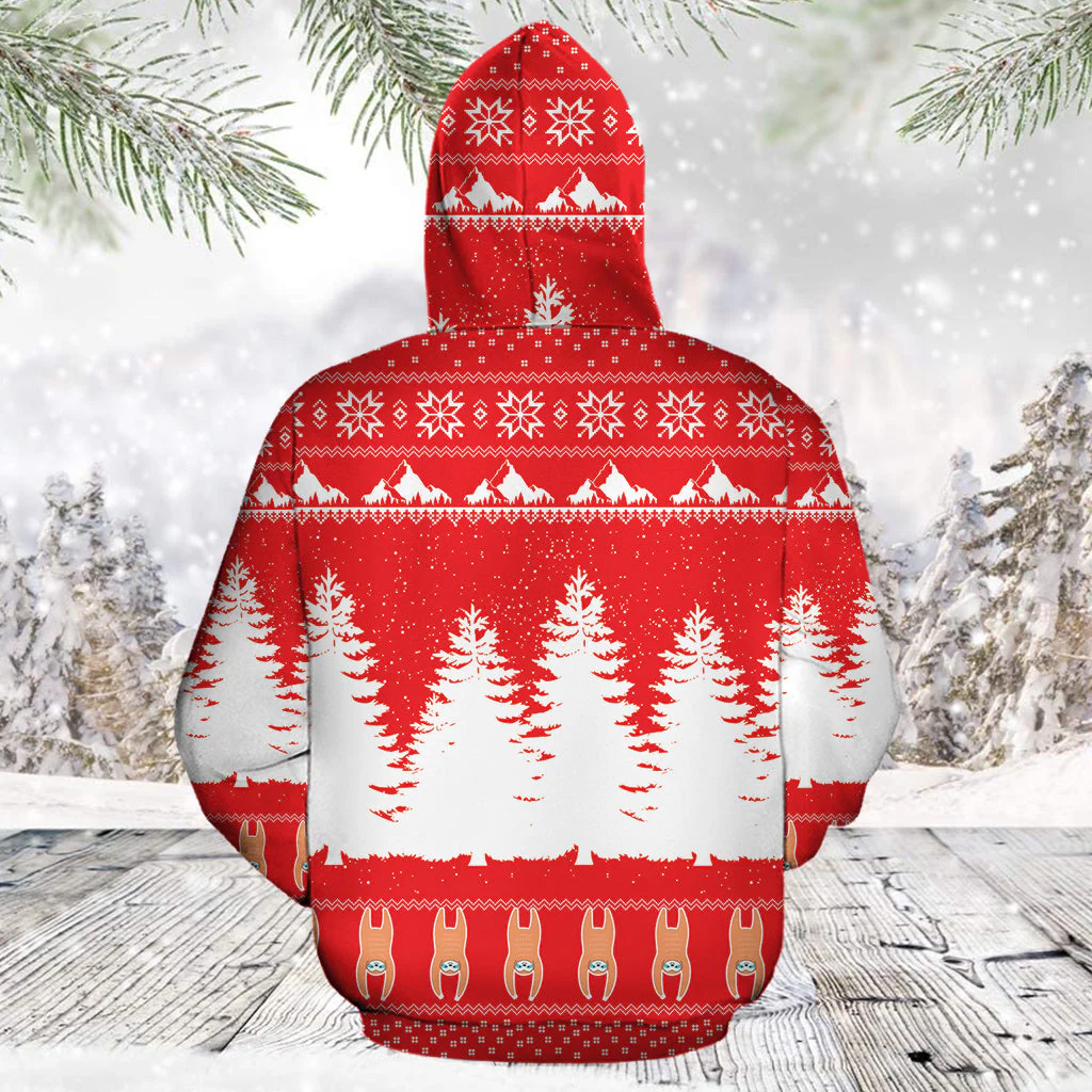 Sloth Hiking Pullover Premium Hoodie We Will Get There, Perfect Outfit For Men And Women On Christmas New Year Autumn Winter - Image 3