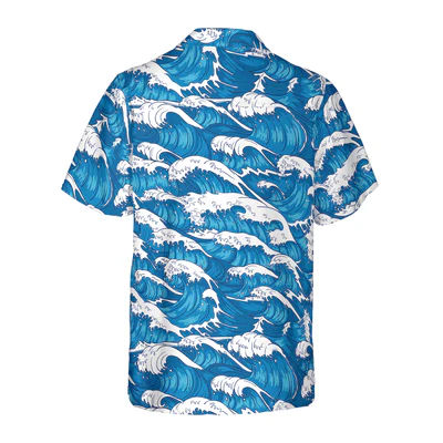 Corgi Hawaiian Shirt, Corgi Surfing Dog Aloha Shirt For Men - Perfect Gift For Corgi Lovers, Husband, Boyfriend, Friend, Family - Image 3