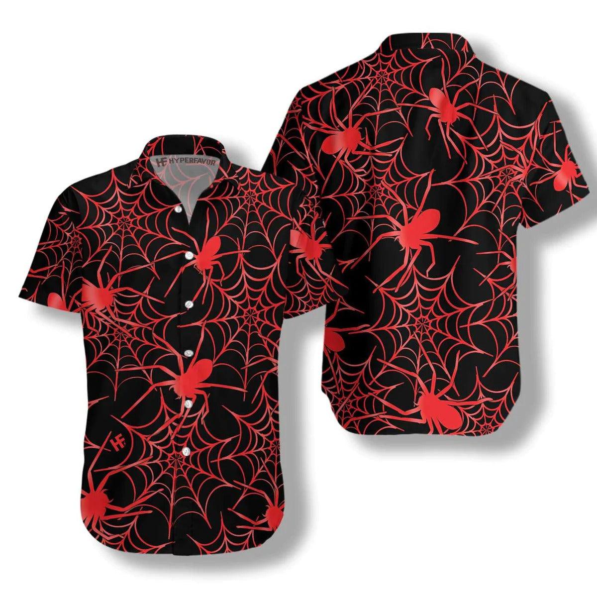 Creepy Spider Halloween Hawaiian Shirt - Perfect Gift For Lover, Friend, Family - Image 5