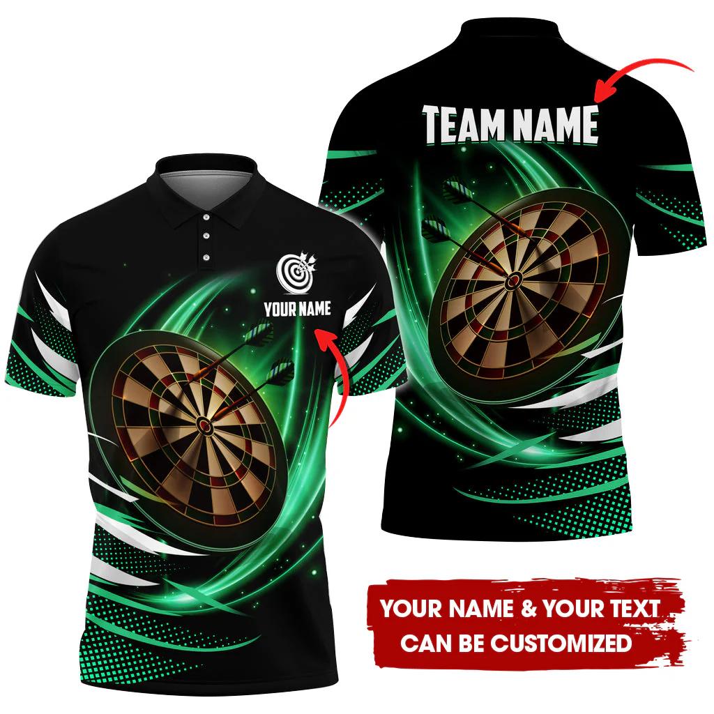 Custom Dartboard Men Polo Shirt, Personalized Darts For Team Polo Shirt For Men, Perfect Gift For Darts Lovers, Darts Players - Image 5