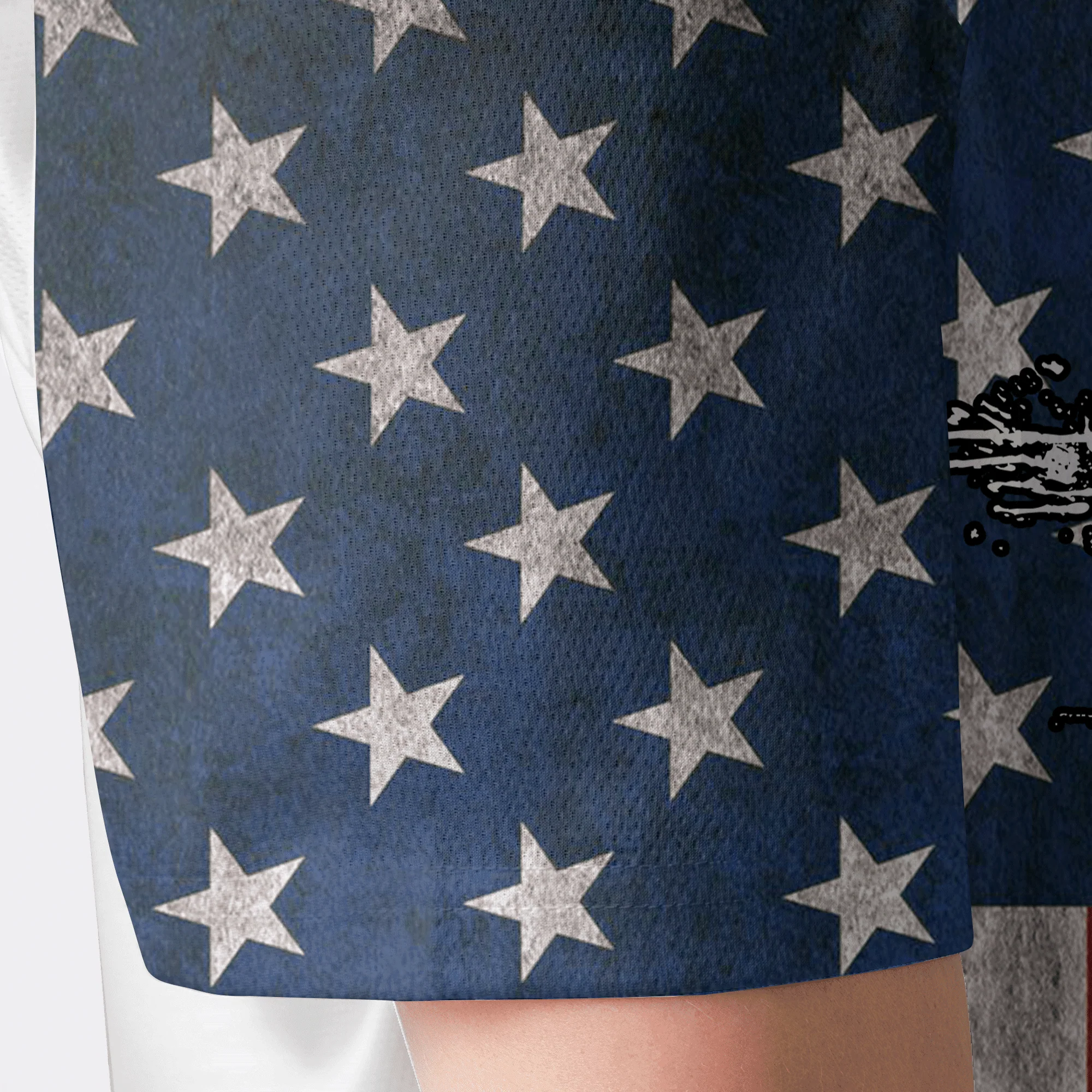 Custom Disc Golf Long Sleeve Men Polo Shirt- Custom Name American Flag Disc Golf Basket Apparel Men Polo Shirt For Disc Golf Lover - Image 5
