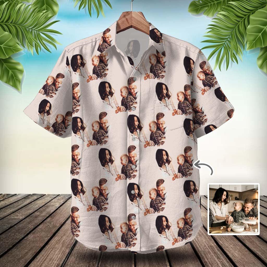 Custom Moments Aloha Hawaii Shirt - Custom Photo The Most Meaningful Moment Personalized Hawaiian Shirt For Summer - Perfect Gift For Friend, Family - Image 2