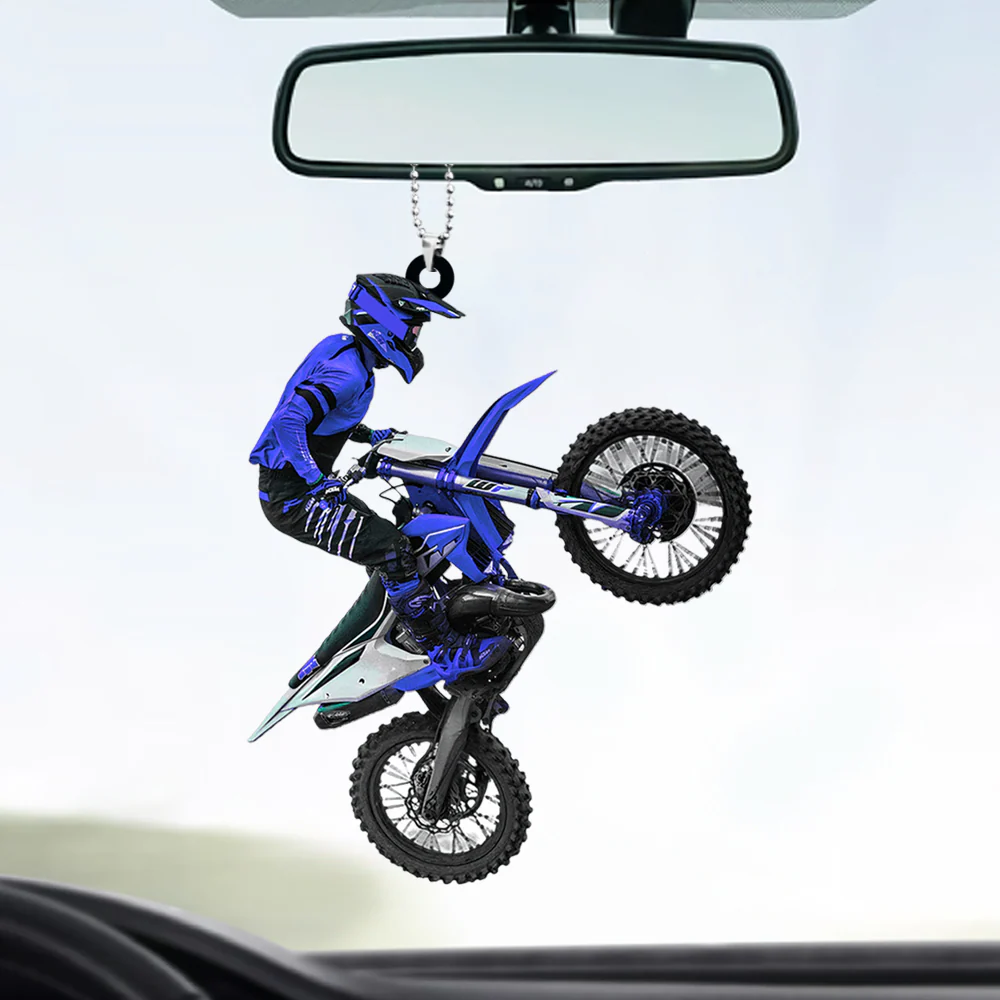 Custom Motocross Biker Acrylic Keychain, Personalized Motocross Biker Plying Acrylic Keychain For Motocross Lover - Image 6