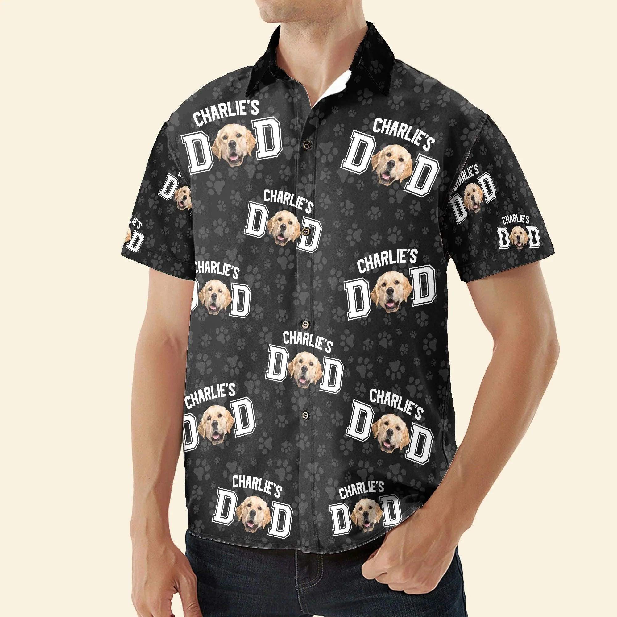 Custom Pet Dog Hawaiian shirt - Best Dog Dad Personalized Hawaiian Shirt For Summer - Perfect Gift For Dog Lovers, Friend, Family - Image 2