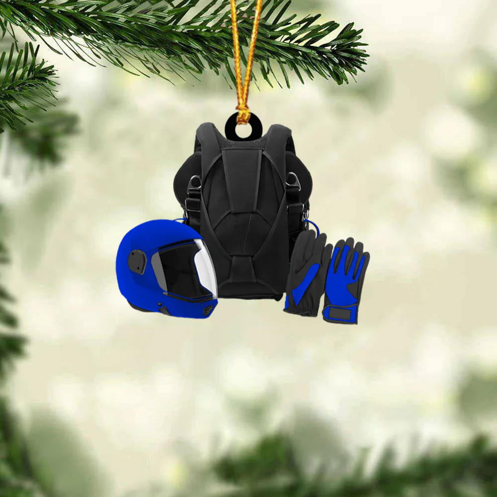 Custom Skydiving Acrylic Christmas Ornament, Personalized Name Skydiving Acrylic Ornament For Skydiving Lovers, Christmas, New Year - Image 2