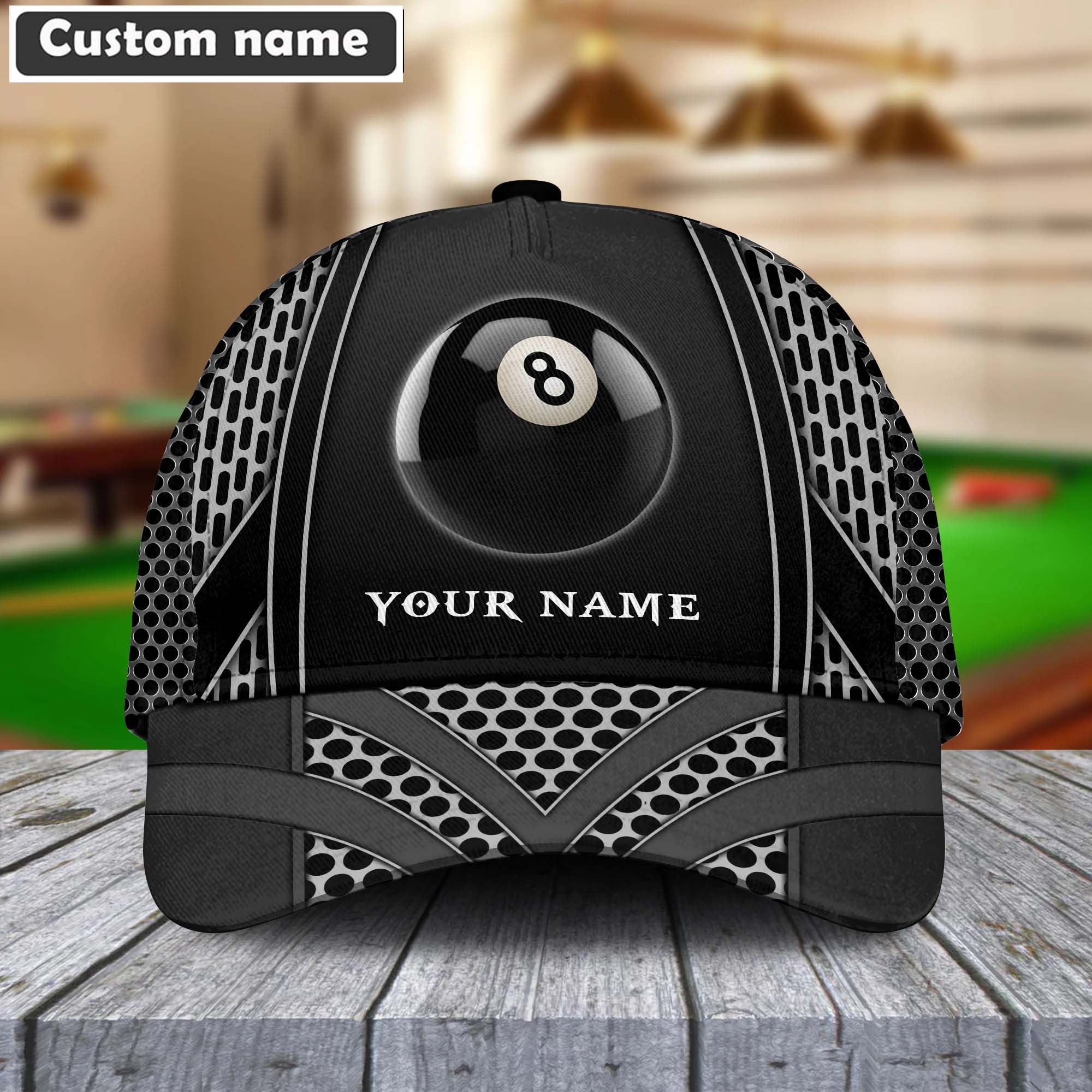Customized Billiard Cap, Colorful Personalized Billiard Pools 8 Net Pattern Hats, Best Billiard Pool Hat For Billiard Players - Image 2
