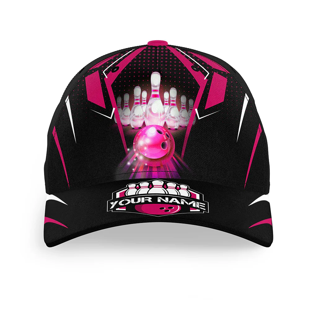Customized Bowling Classic Cap, Esport Pattern Tenpin Bowling Hat For Men And Women, Bowling Lovers, Bowlers, Team League - Image 4